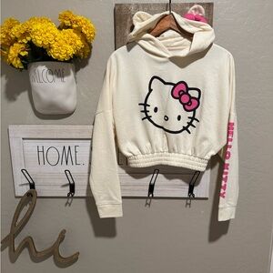 Universal studios hello kitty hoodie cropped Good condition